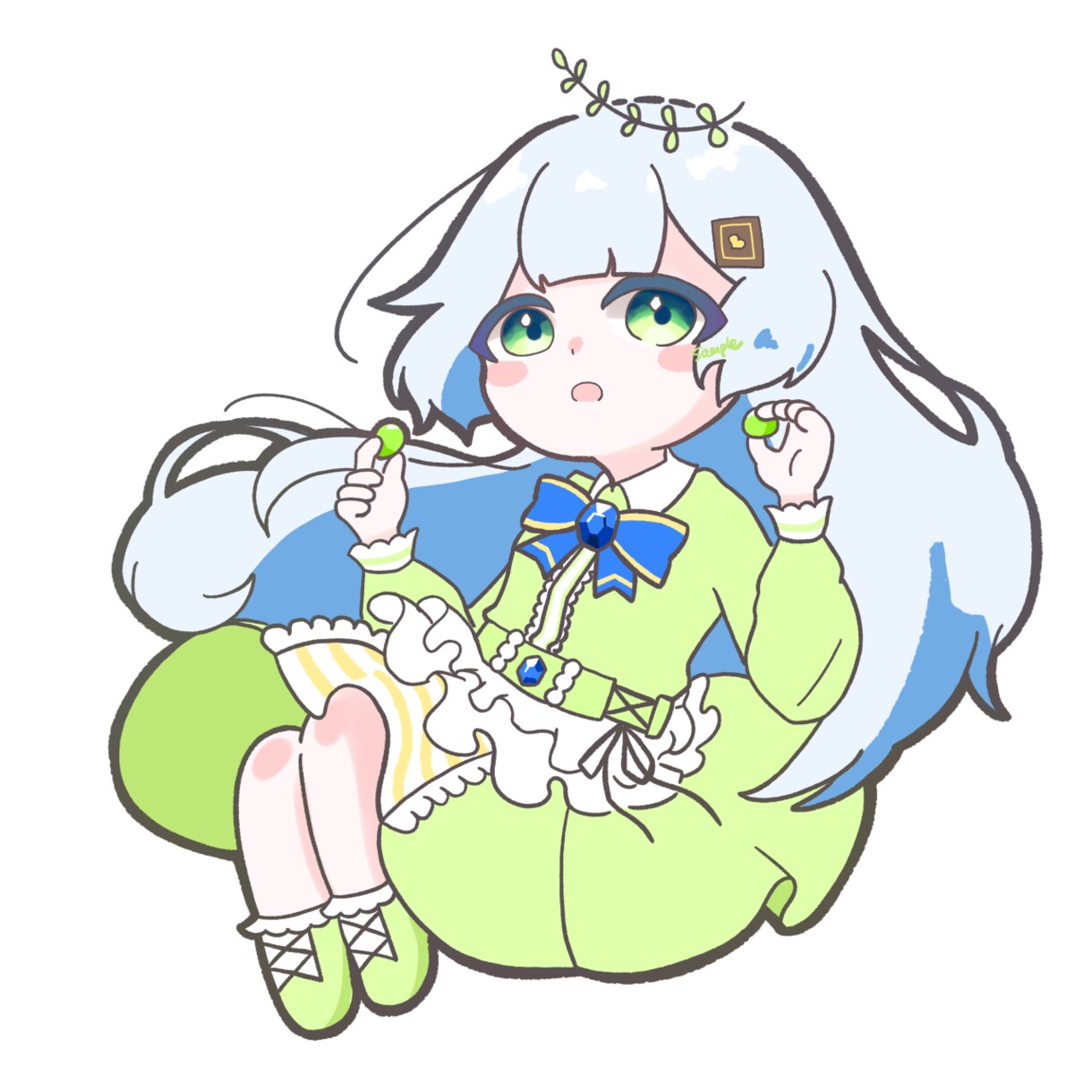 キュートでまんまるおめめのちびキャラ描きます バストアップから全身までキュートなちびキャラを描きます！ イメージ8