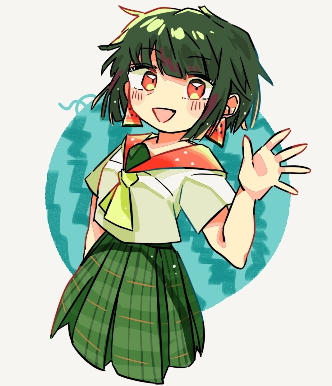 女の子のイラスト描きます 温かみのある絵柄とオシャレな色彩 イメージ6