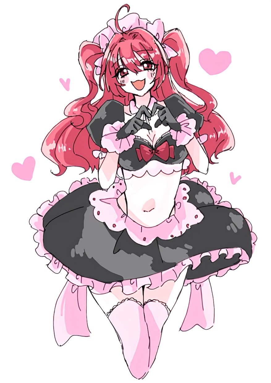 絵チャアプリを使用し簡易的なイラストを描きます 手軽にイラストオーダー！(女の子のみ) イメージ2