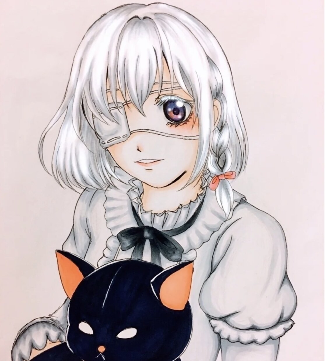 アイコン、オリキャラのイラストを描きます 水彩絵の具であなたのアイコン、オリキャラを描いていきます。 イメージ2