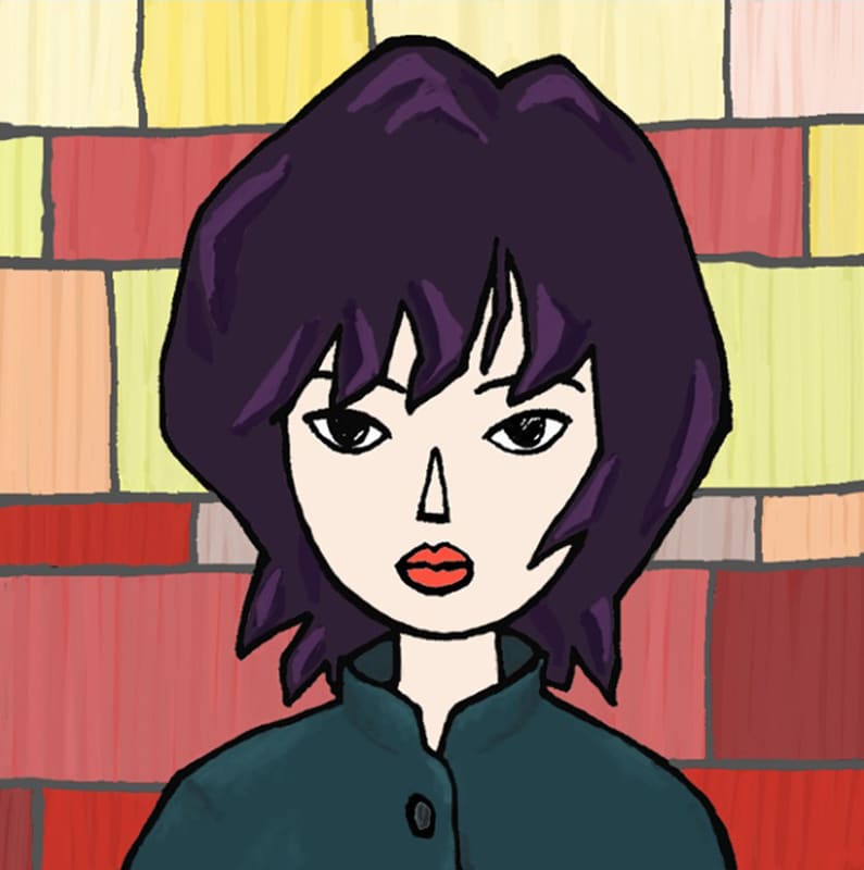 漫画風のカラーイラストを描きます かわいらしくないけど、独特なタッチが特徴です。 イメージ1