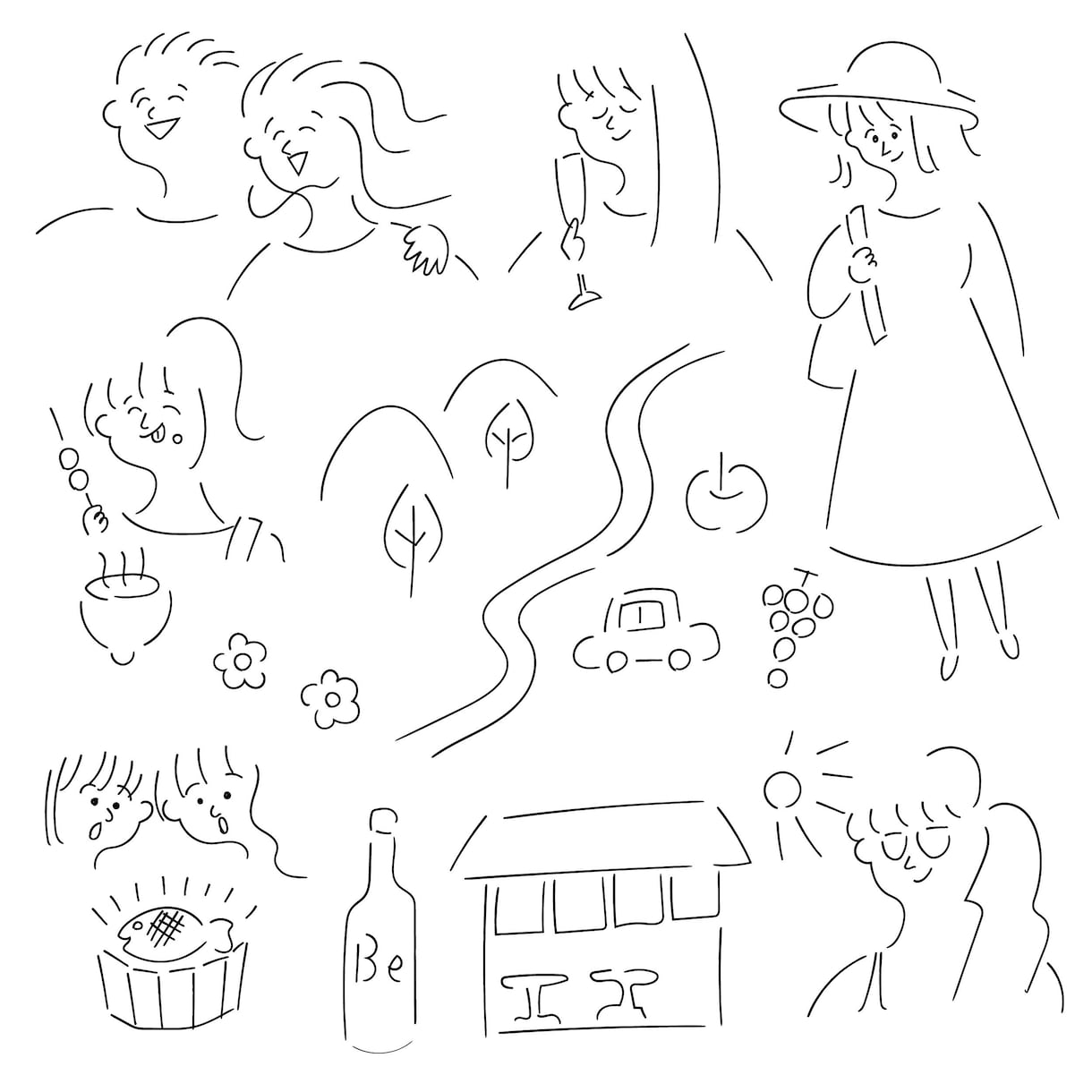 ゆるくておしゃれな親しみやすい商用イラスト作ります テイストはさまざま対応◎ポートフォリオご参照◎ イメージ5