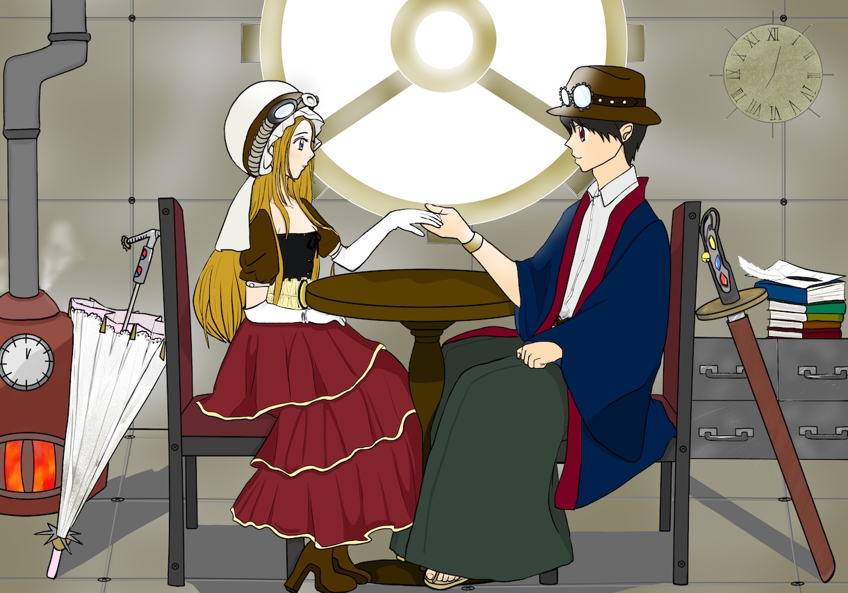 アニメ系イラストを描きます イラストに表現して作成します。 イメージ2