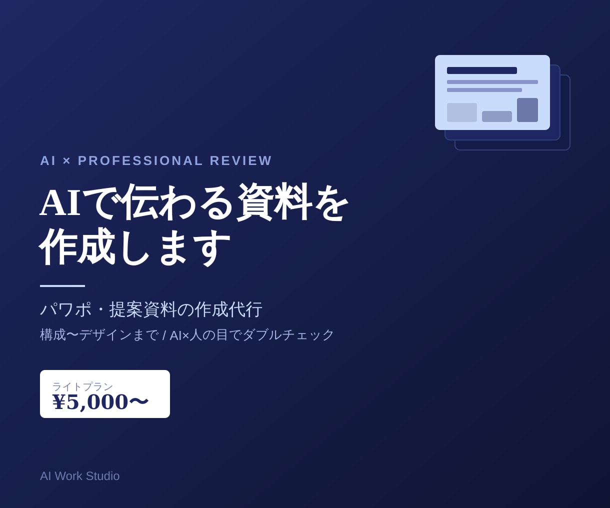 伝わる営業資料・提案資料を作成します 構成からデザインまで見やすく仕上げます イメージ1