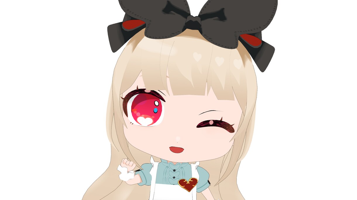 VTuberさん向けデフォルメ3Dモデル作成します ちまっとかわいいデフォルメ3Dモデルを作ります！ イメージ2