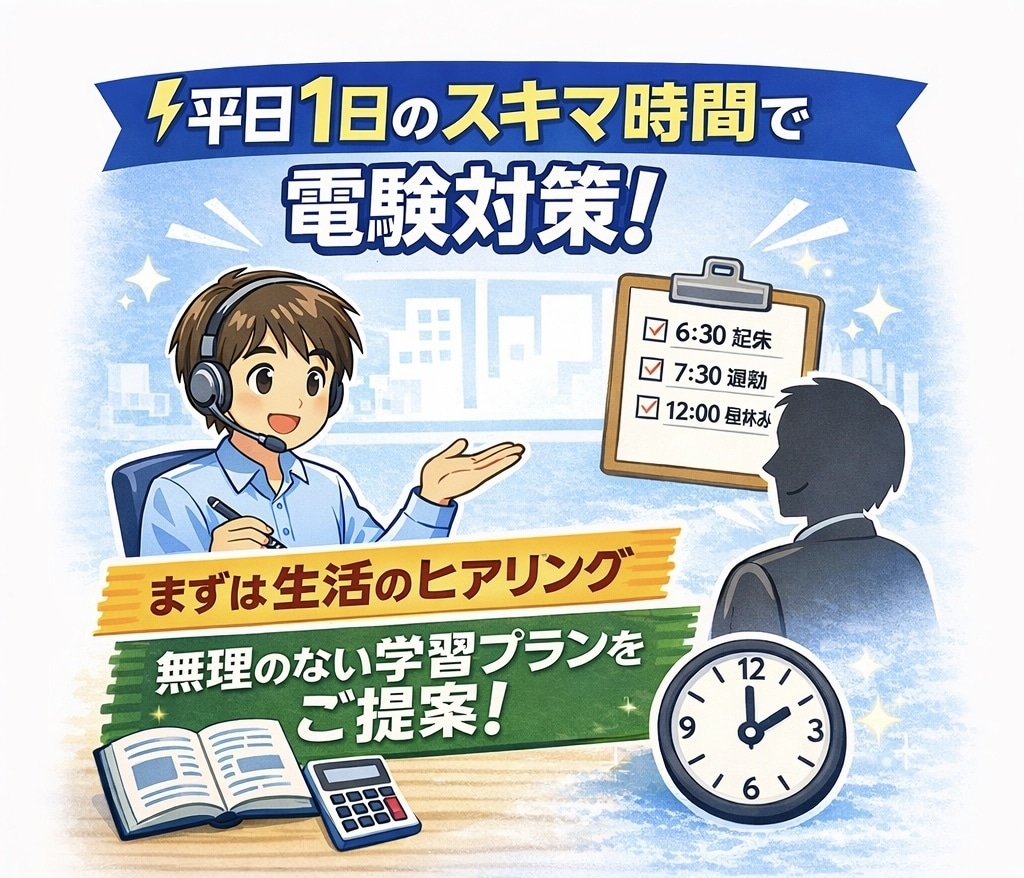 文系・初心者向け　電験勉強プラン作成します 何から始めるか迷う方へ、学習の道筋を整理します イメージ1