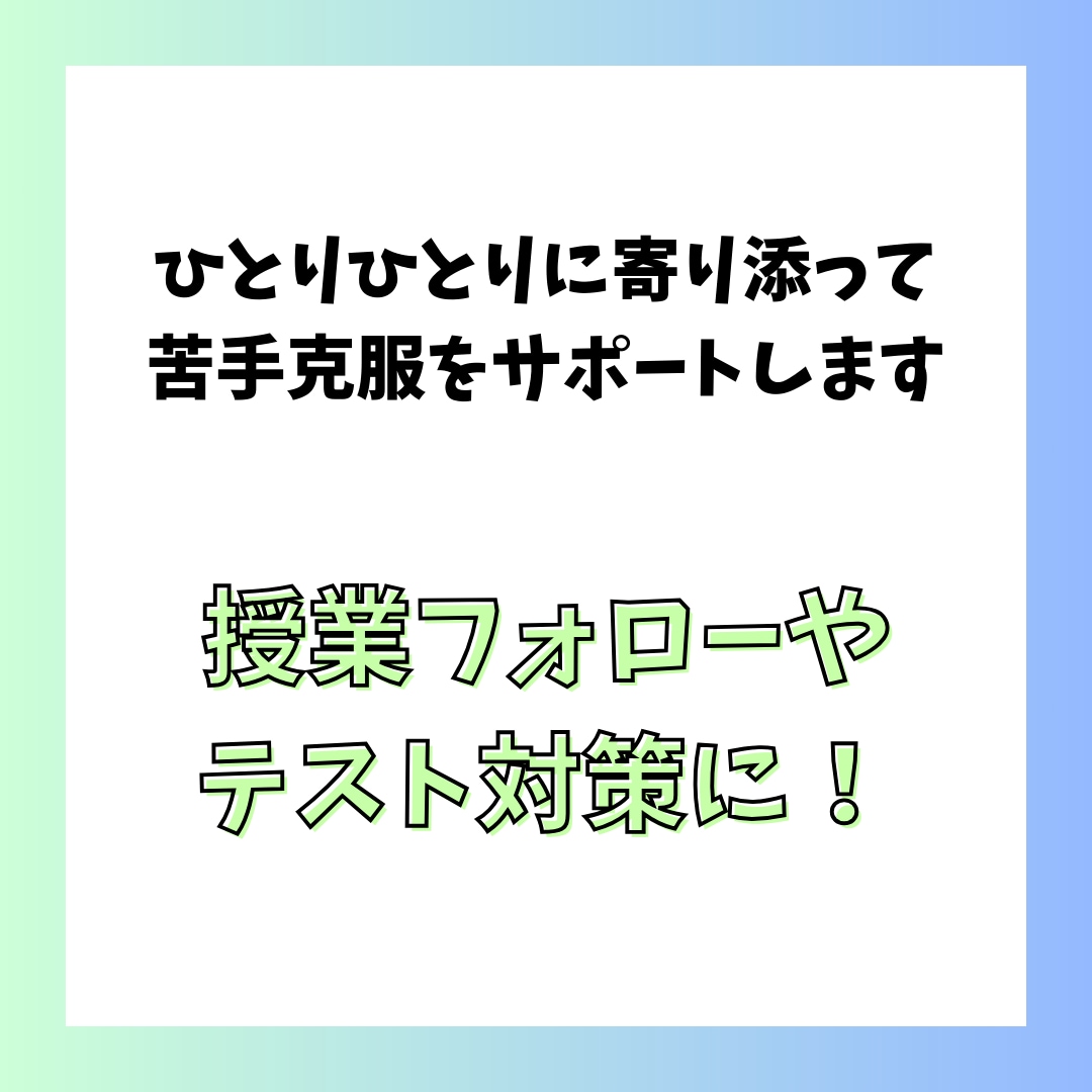 すっきり解決！数学の苦手克服をサポートします 【中１中２】国立医学部卒の講師による丁寧な指導です（歴7年） イメージ2