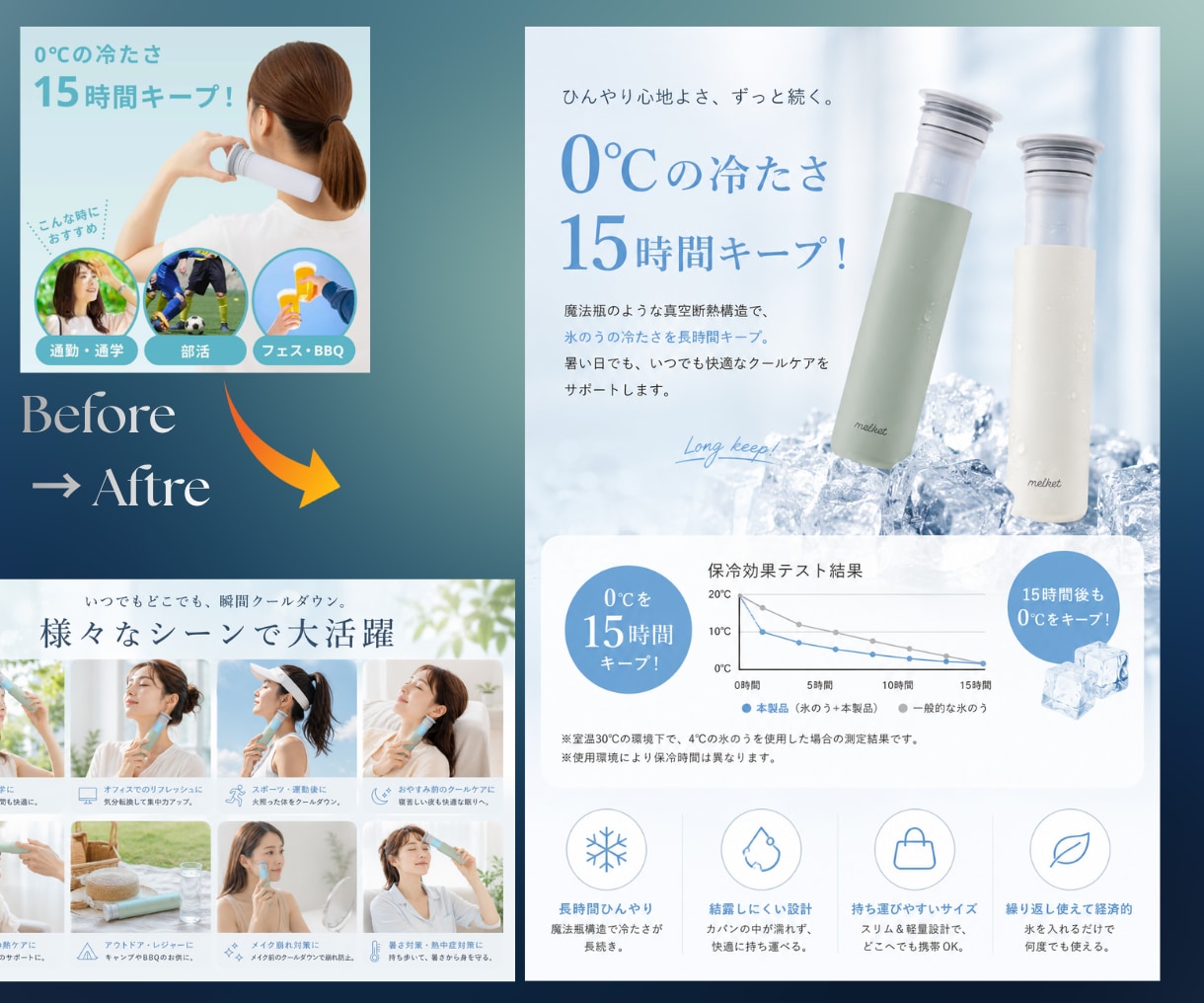 ECサイト売れる商品画像7枚を制作・改善します Amazon・楽天などCTR・CVR重視のEC商品ページ作成 イメージ3