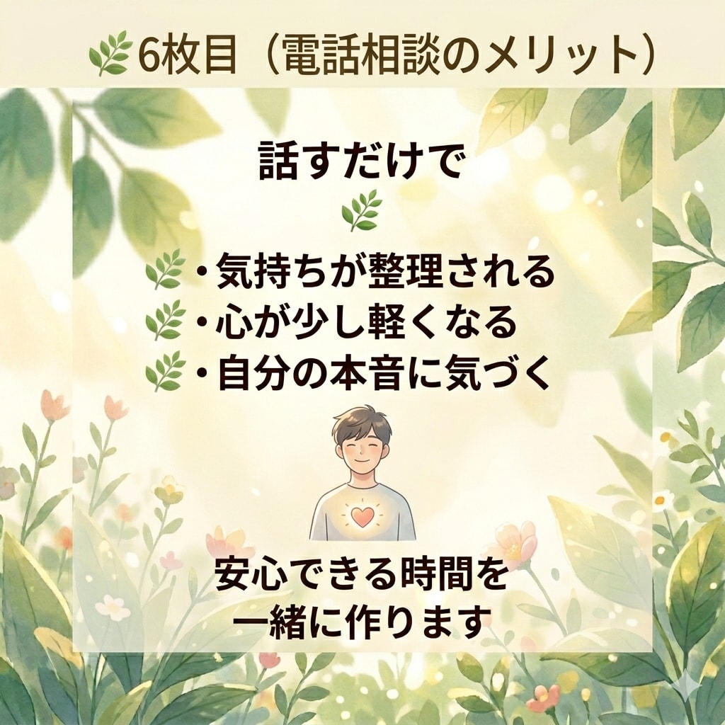 誰にも言えない悩み、優しくお聴きします 繊細さん・ACさんの味方安心して話せる時間を大切にしてます イメージ5