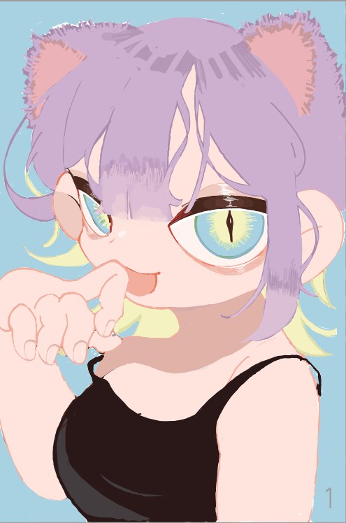 パステルカラーで可愛いキャラクターの制作ができます 好きな色を使ったキャラクターを制作します イメージ2