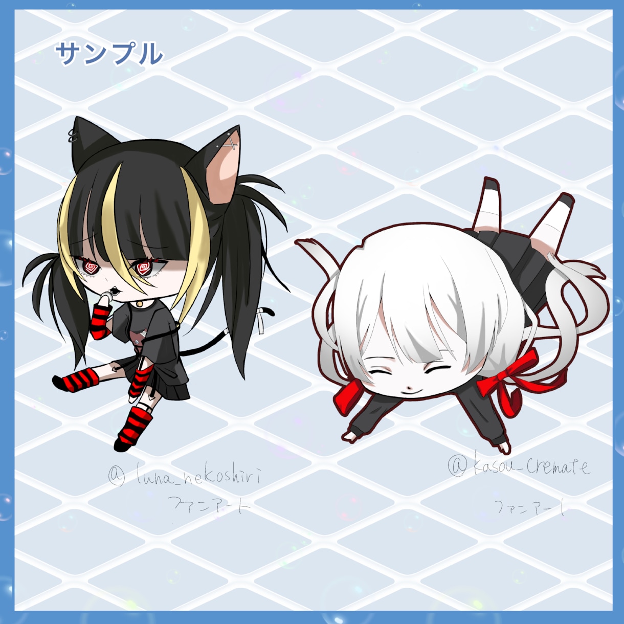 目を引くミニキャラ描きます 親しみやすく目を引くミニキャラクターお任せください イメージ4