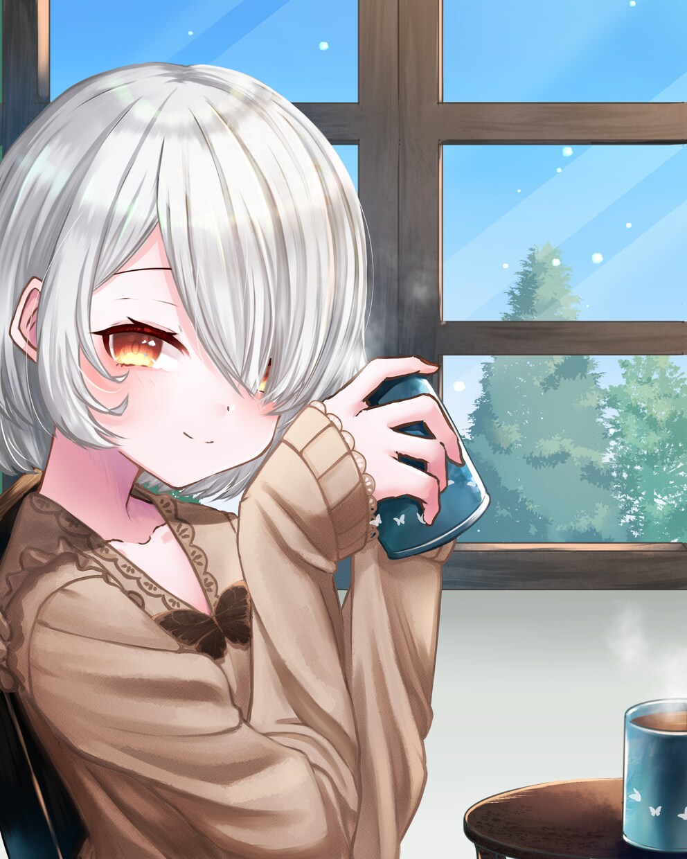 癒しや暖かい一枚イラストを描きます 映える女の子のイラストを描かせて頂きます！ イメージ4