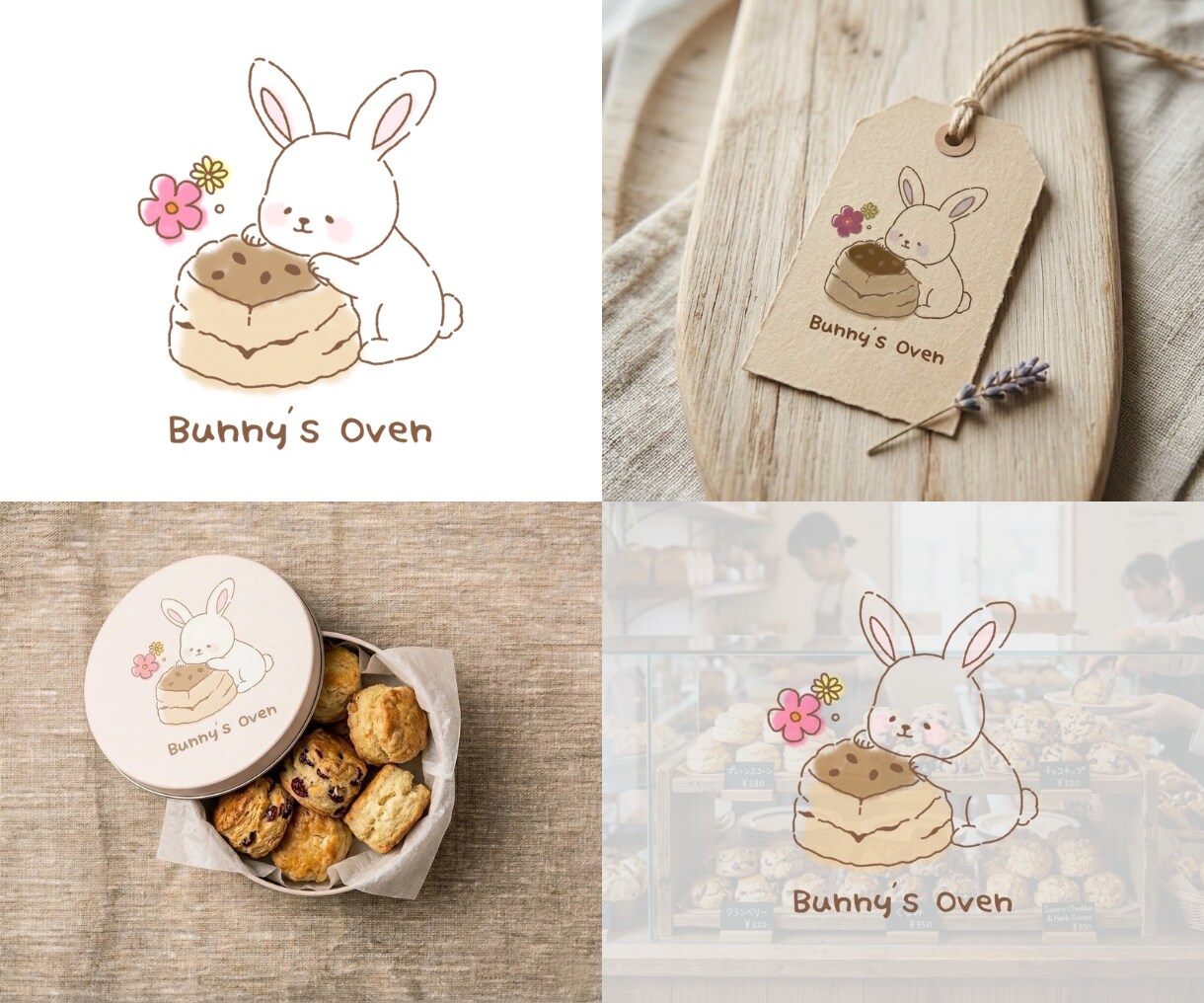 商用可◎ナチュラルでかわいい手描きロゴを制作します 【5名様限定】想い伝わる手描きロゴ｜AIデータ込・開業にも！ イメージ5