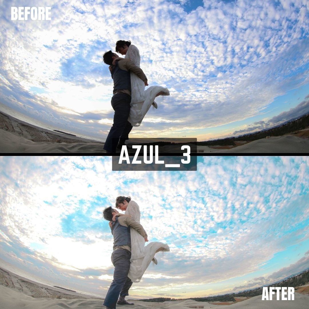 AZUL｜Lightroomプリセット販売します スマホで撮影した写真、ワンタッチで大変身！ イメージ8