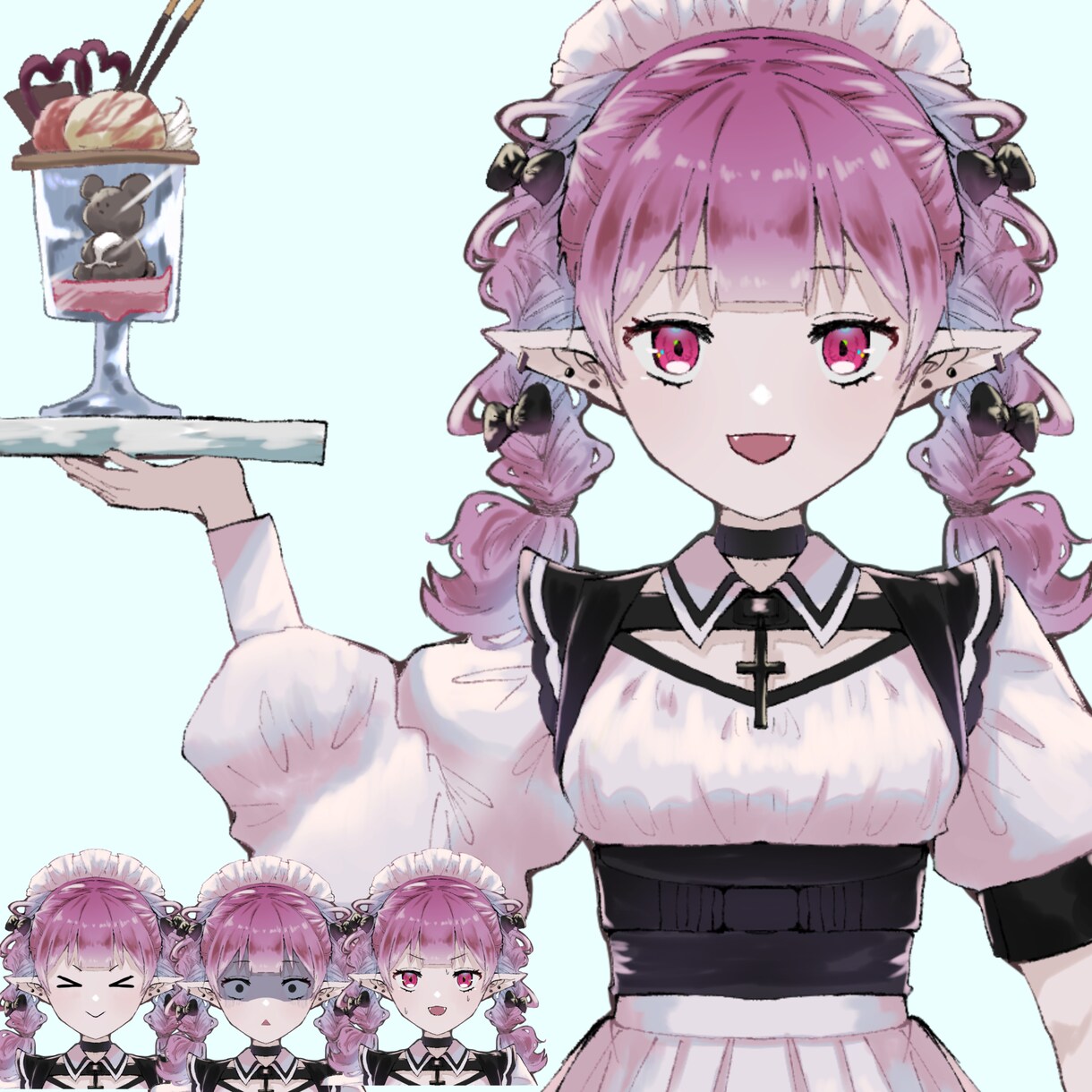 IRIAM、TRPGなどの立ち絵を制作いたします TRPG・配信用等にお使いいただけます！商用利用可 イメージ5