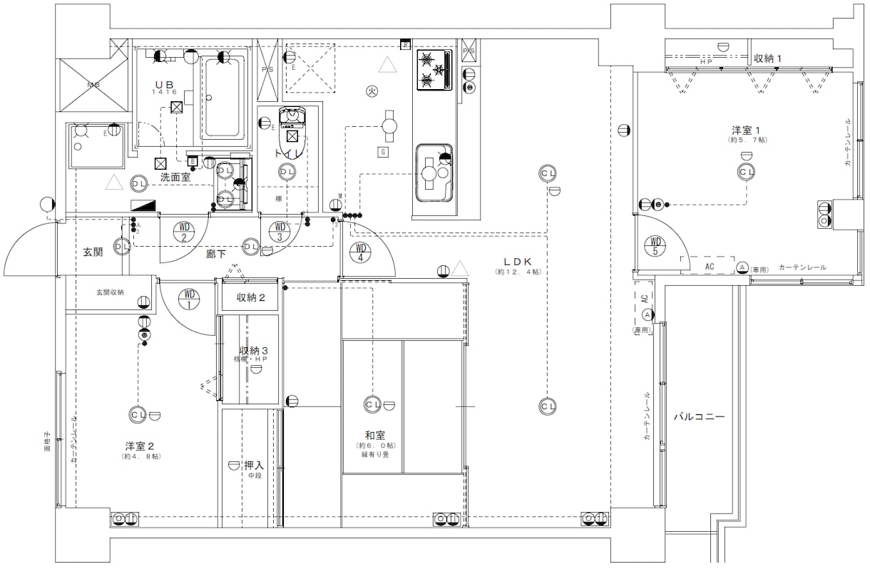 平面図・立面図のCadオペ代行します 手書きのラフスケッチなど紙媒体をCadにデータ化します イメージ2