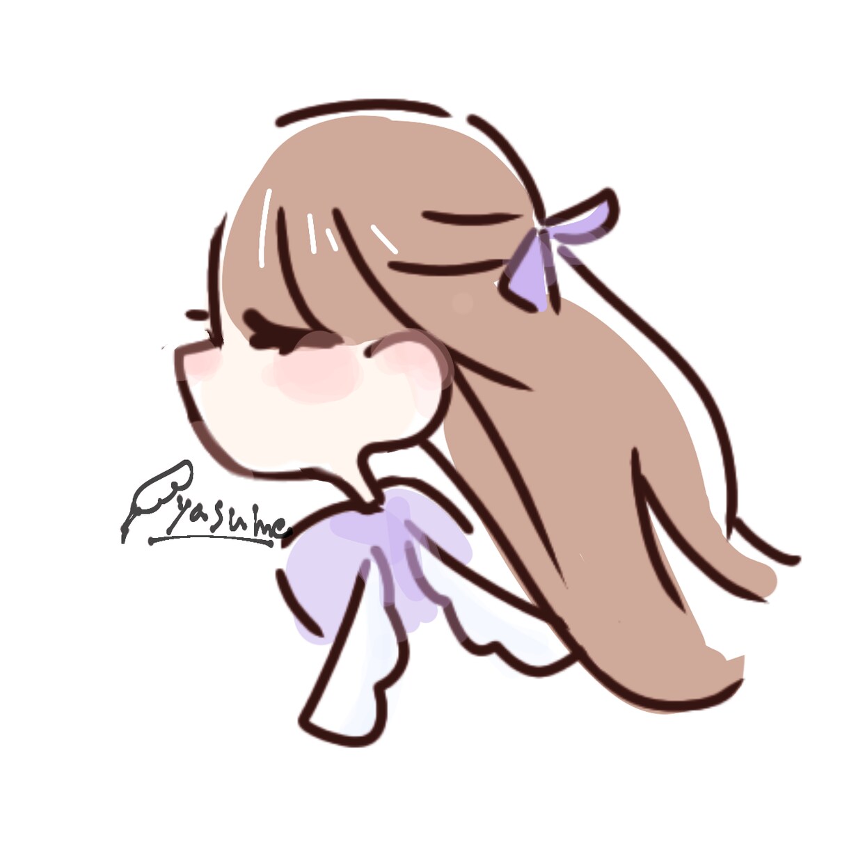ゆる〜く可愛いイラスト描きます ふわふわとした印象ので、自分も周りの人もほっこりできる໒꒱ イメージ1