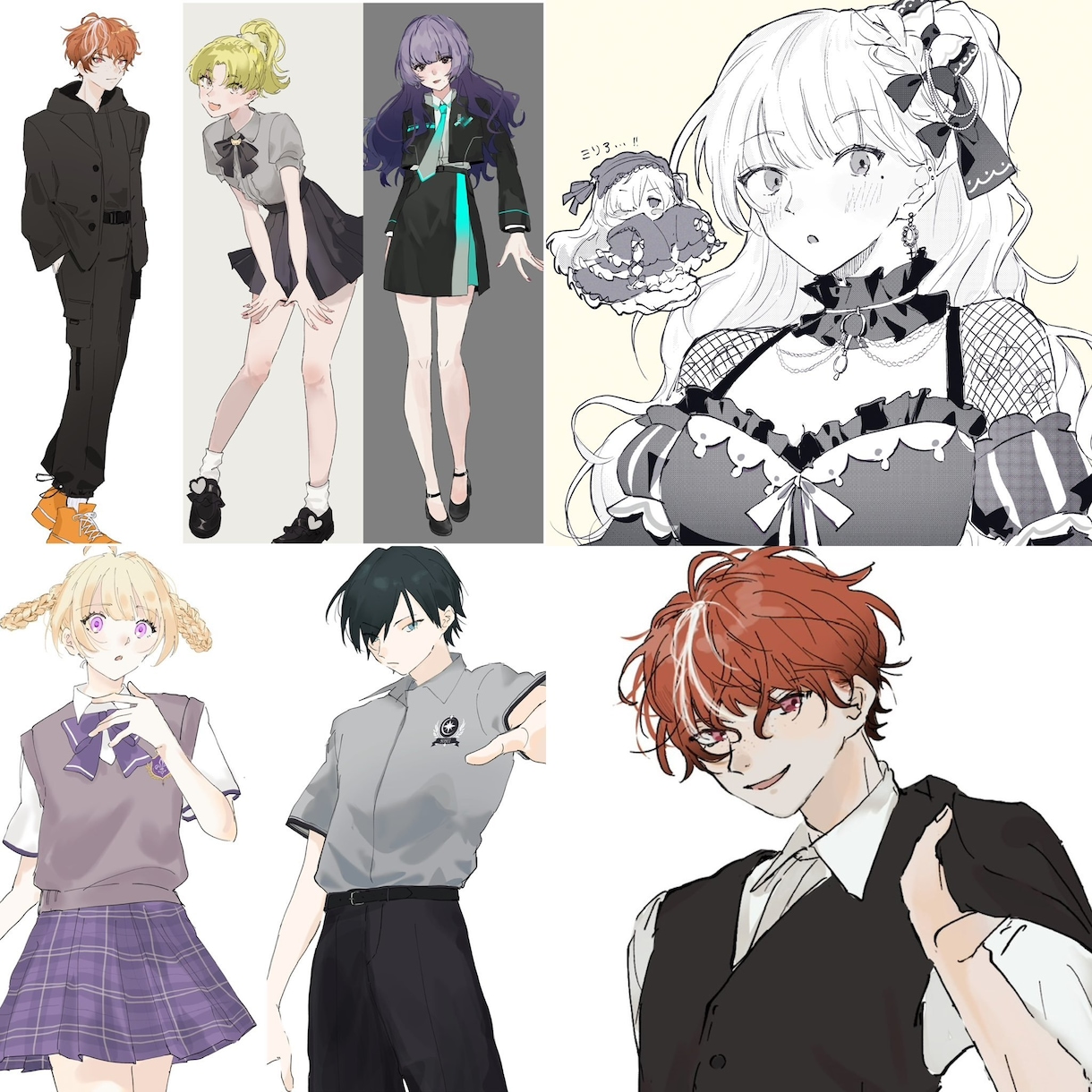 イラスト全般承ります 立ち絵・夢絵・一枚絵・アイコン、幅広く承ります！ イメージ1