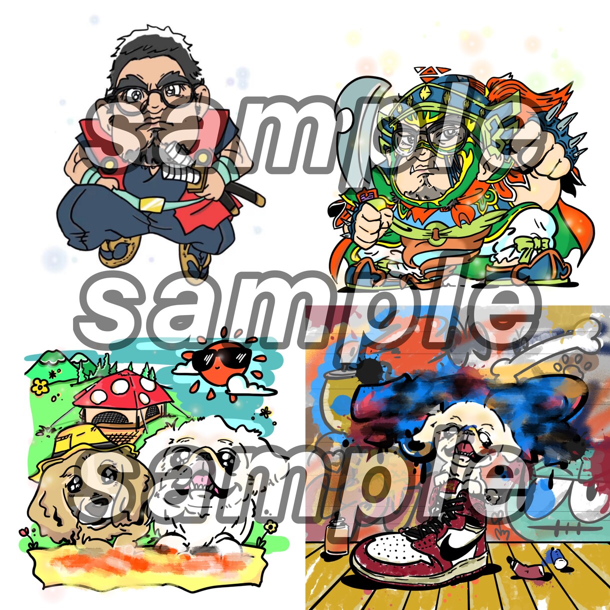 アイコン作成、イラスト作成承ります ✳︎キャラクターを元にしたオリジナルのイラストが得意です！ イメージ6