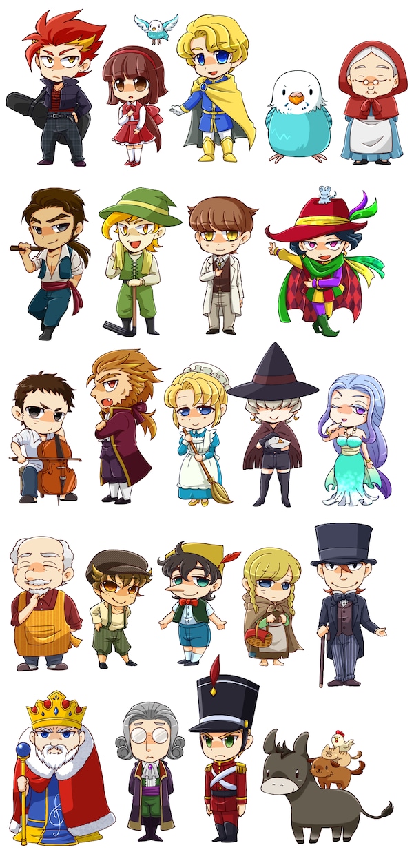 デフォルメでキャラクターをデザインします ゲームの立ち絵、アイコン、看板キャラ、などに イメージ2