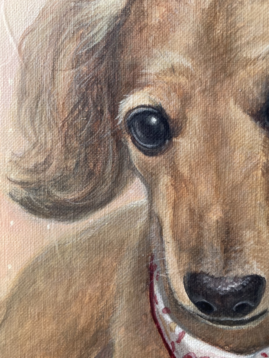 ペットのリアルな似顔絵を制作します 美術大学・大学院で培った技術を生かしてリアルに仕上げます。 イメージ8