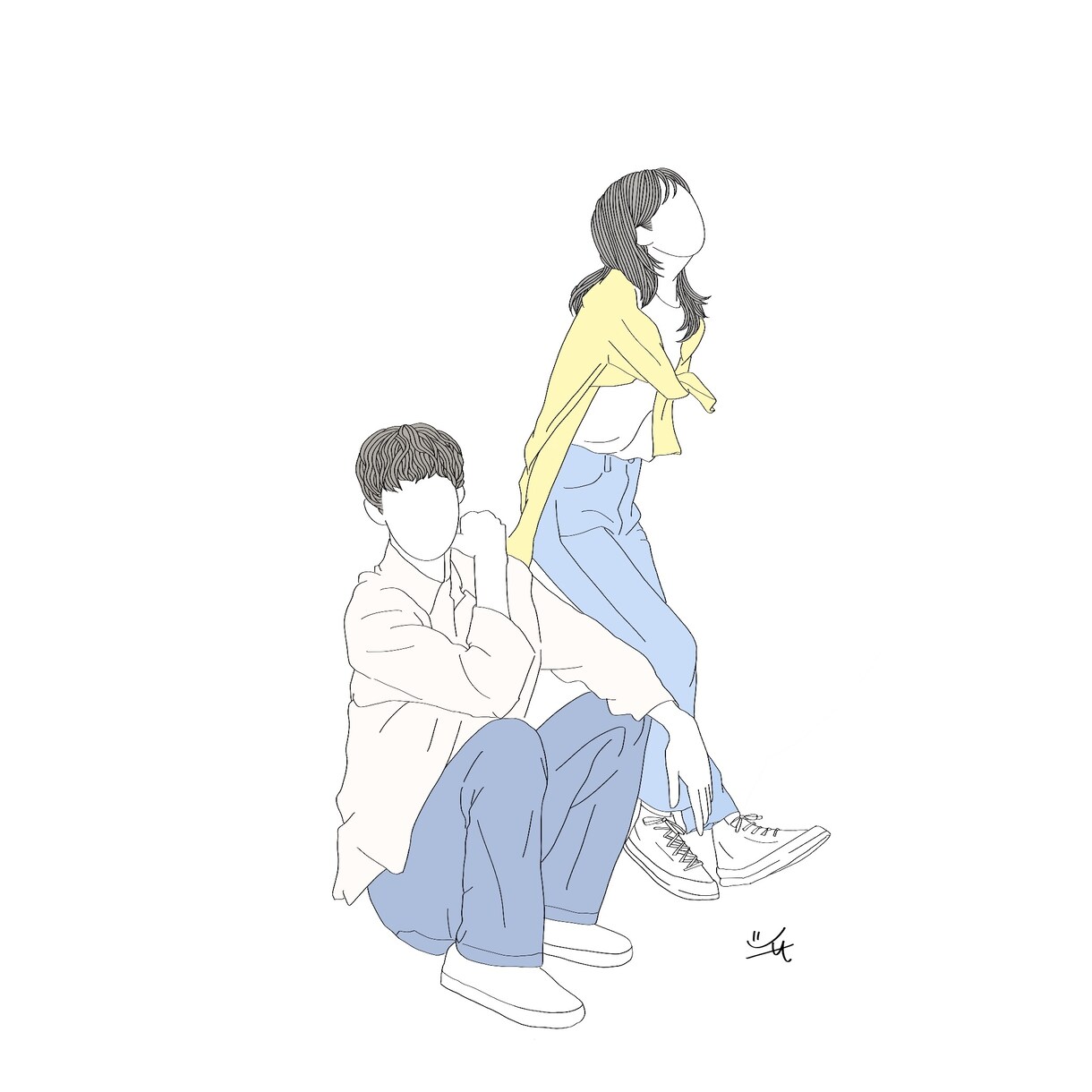 韓国風イラスト描きます せっかくの記念日にイラストを残しませんか？ イメージ8