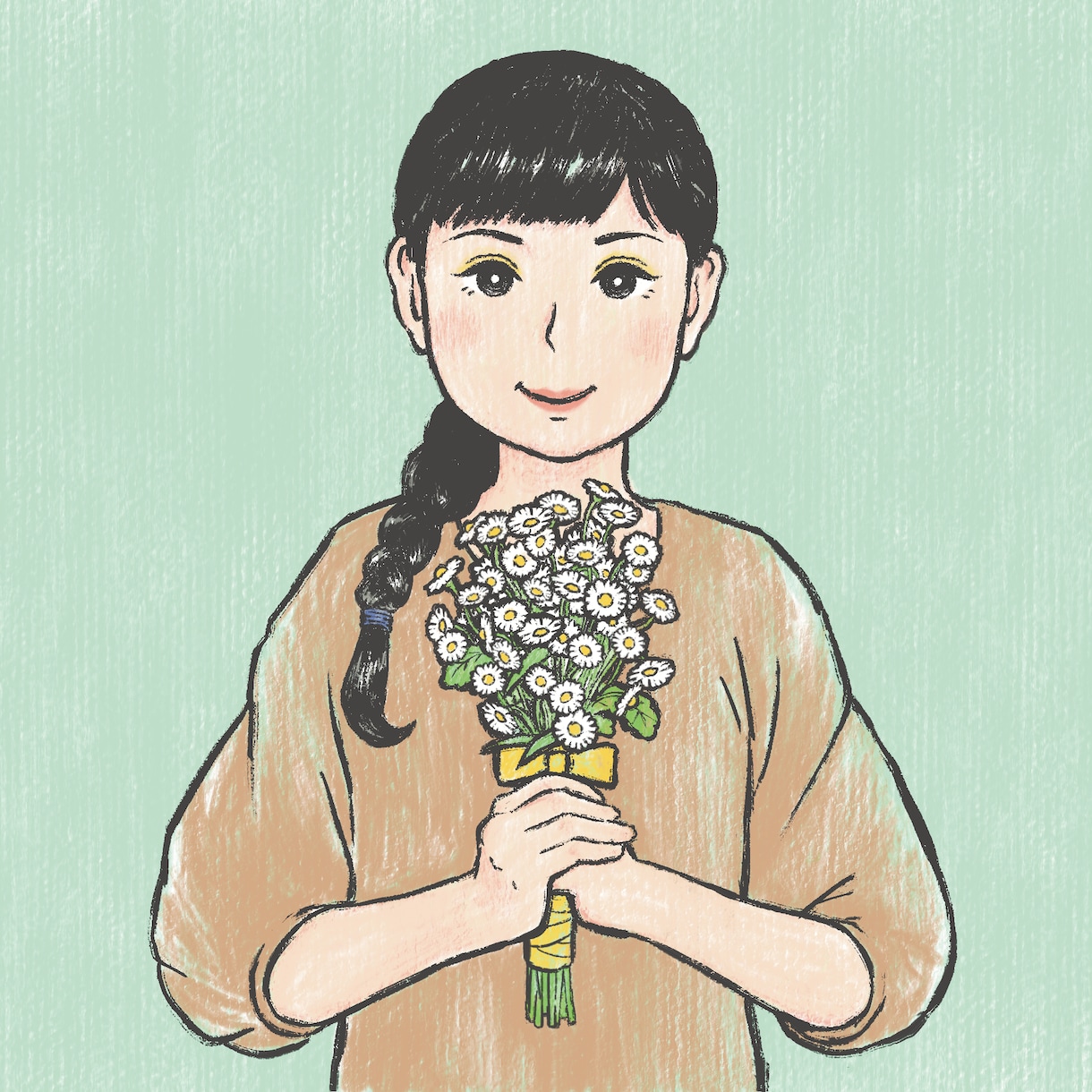 商用可！アナログ風ほんわかイラスト・似顔絵描きます 特徴を捉えつつかわいく仕上げます！アイコンやご鑑賞用にも！ イメージ9