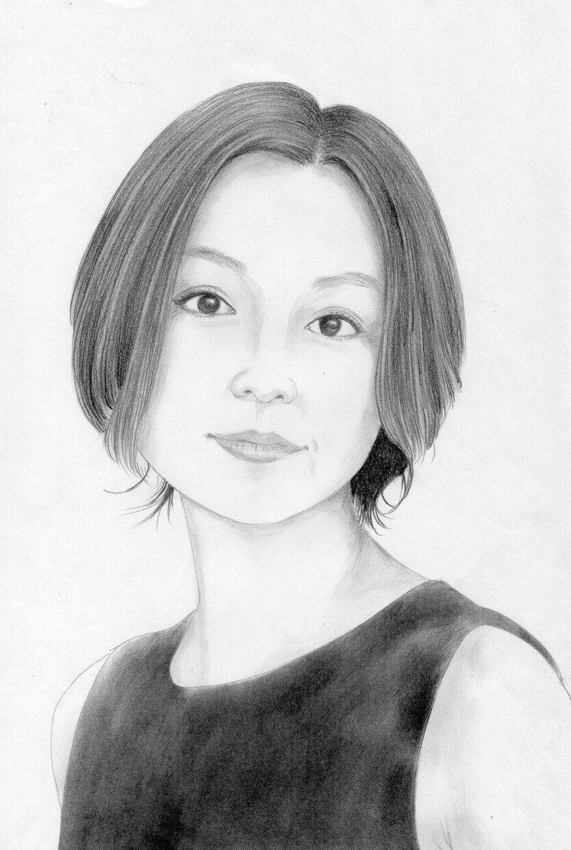 えんぴつでリアルな似顔絵を描きます 若い頃の、写真や思い出の時を、似顔絵にしてみませんか イメージ2