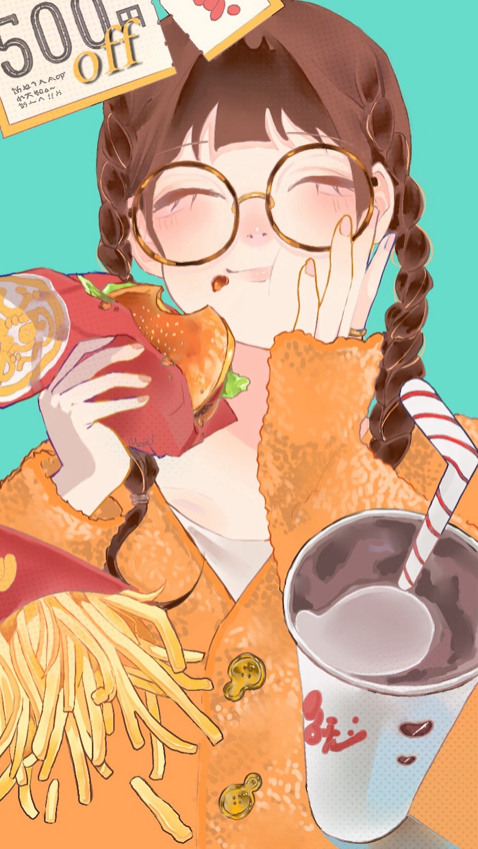 食べたくなる食べ物のイラストを制作します メニューやWeb上など宣伝で使えるイラスト イメージ3
