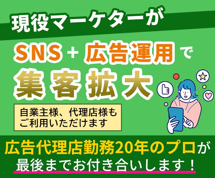現役マーケターがSNS＋広告運用で集客拡大します SNS運用で賄えないターゲットを広告併用で全方位カバー！！ イメージ1