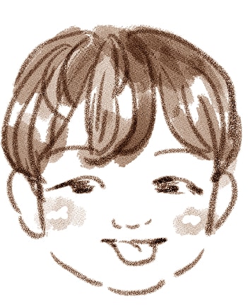 優しい雰囲気の似顔絵描きます 最短即日でシンプルなふんわりタッチの似顔絵描きます イメージ2