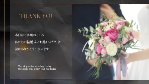 高級感あふれるプロフィールムービー作ります 【結婚式プロフィールムービー】DVD納品も対応♪ イメージ6