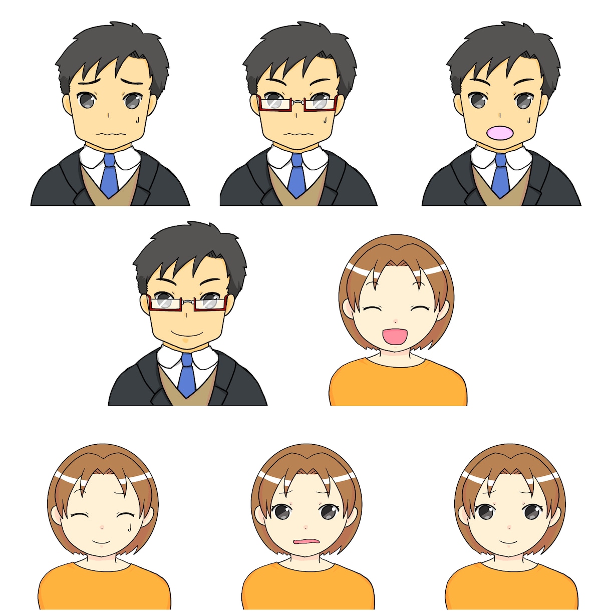 シンプルかわいいカラーイラスト描きます ブログなどに使いやすいフルカラーイラストをご提供します！ イメージ3