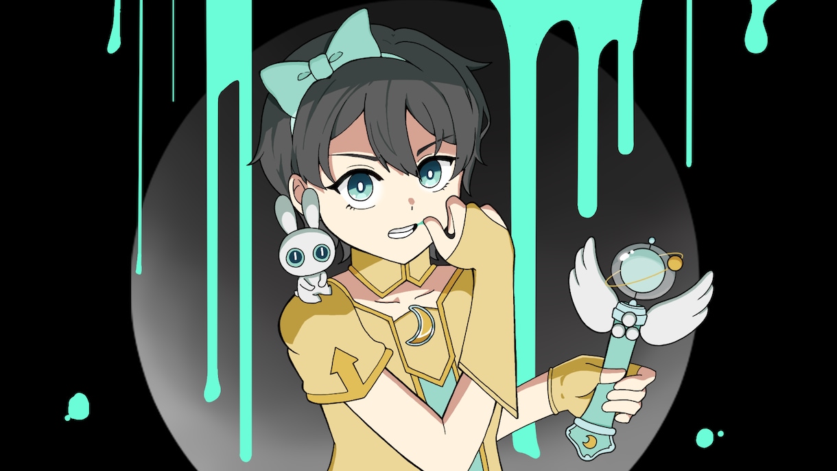 歌ってみたサムネイルイラストを制作いたします 表情差分完全無料！！ポーズ差分は+500円で承ります。 イメージ4