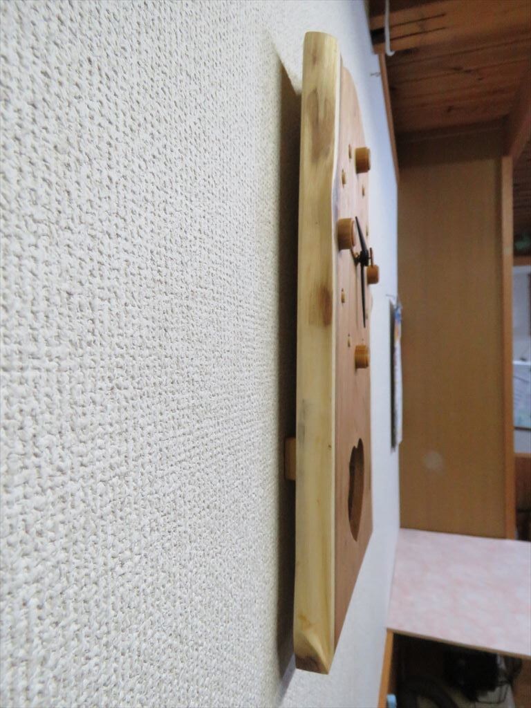 木製掛け時計製作します 北海道産銘木使用の掛け時計をハンドメイドします。 イメージ6
