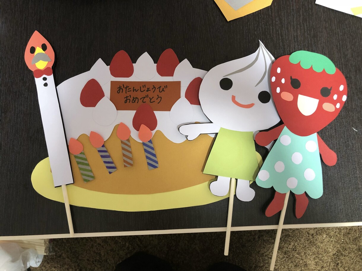 画用紙でイラスト、壁面製作つくります 時間と労力のかかる製作、お手伝いさせてください！ イメージ1