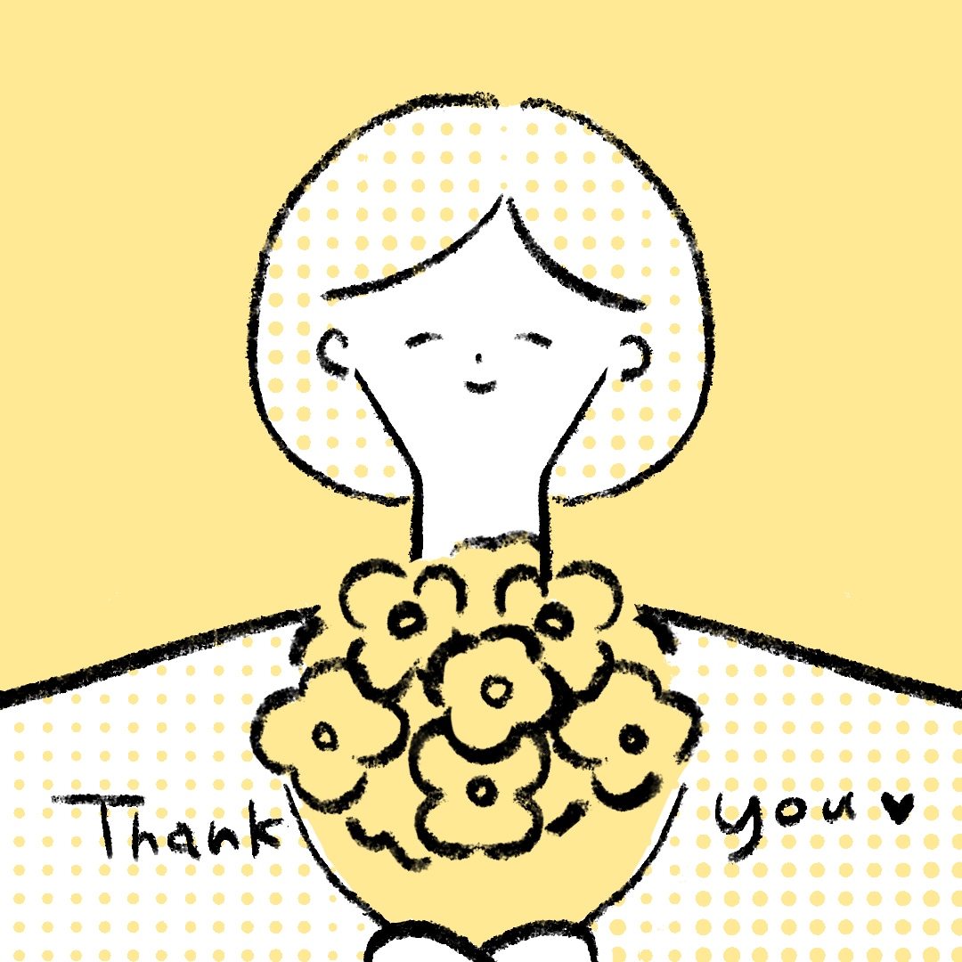 SNS用のゆるかわ似顔絵アイコン描きます 修正無制限・最短当日納品・ペット追加OK◎ イメージ4