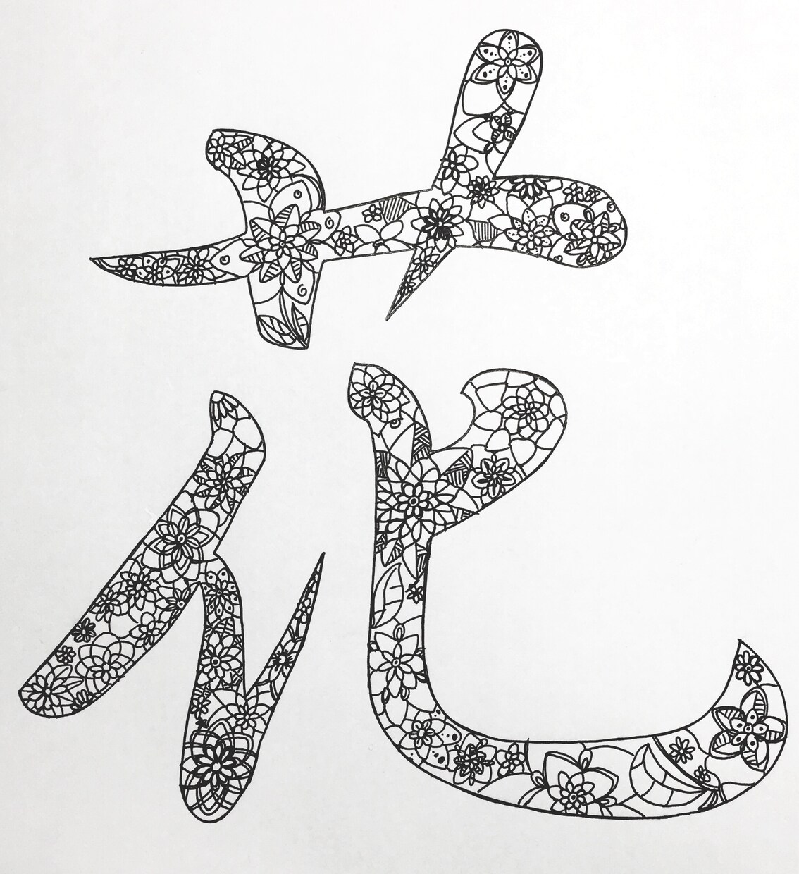 お花の手書きロゴをデザインします お店などのロゴに手書きのお花のロゴはいかがでしょうか＾＾ イメージ3
