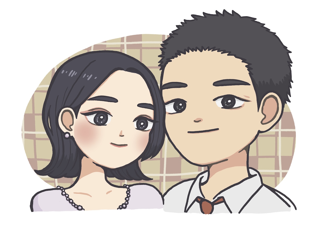 胸上のイラストを描きます 寄り添いながらイラストを制作します！プレゼントにも最適！ イメージ2