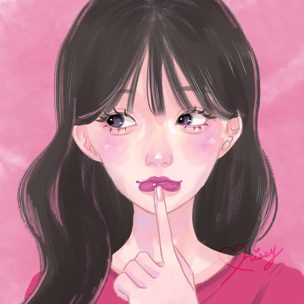 厚塗りでかわいい♡ 似顔絵やキャラクターを描きます 人間味のあるイラストであなたの御要望に誠心誠意お応え致します イメージ7