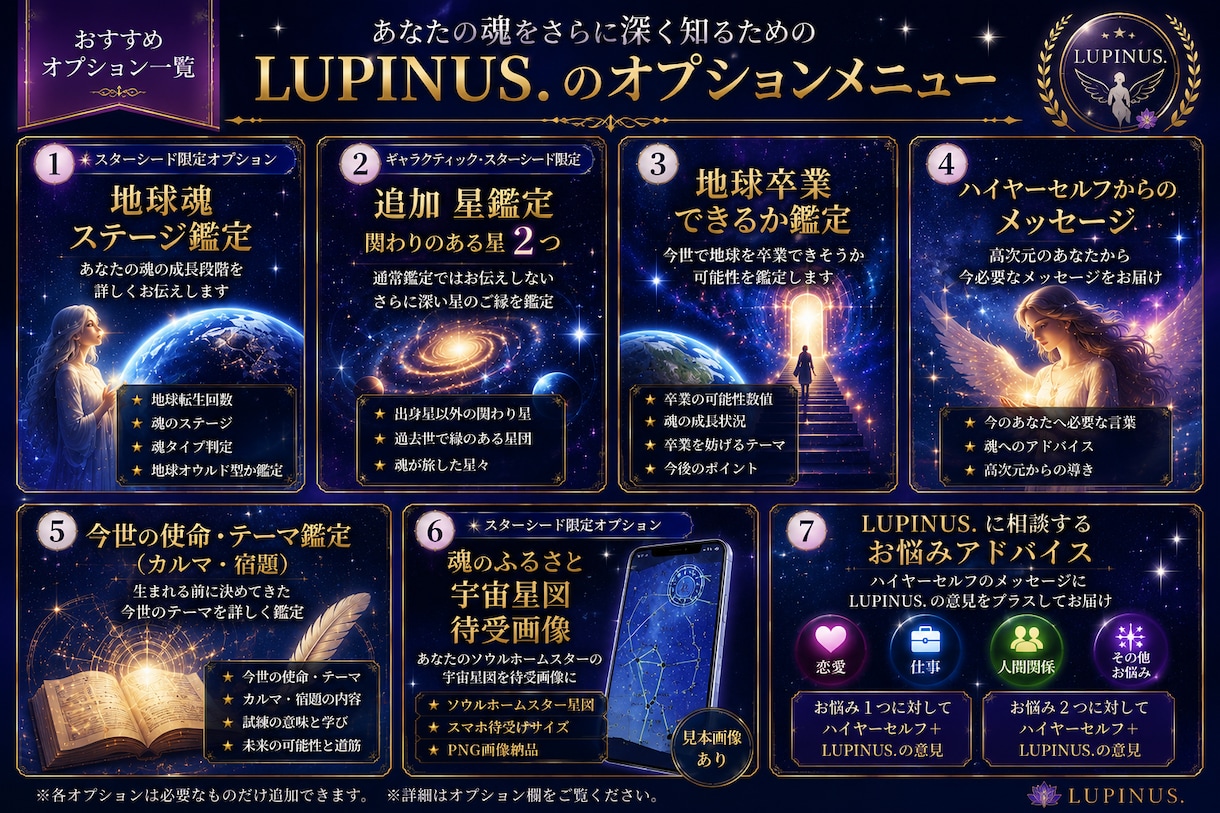 スターシード鑑定 あなたの出身星魂の故郷鑑定します 約6000文字前後の大ボリューム　星の名前だけでなく解説付き イメージ7