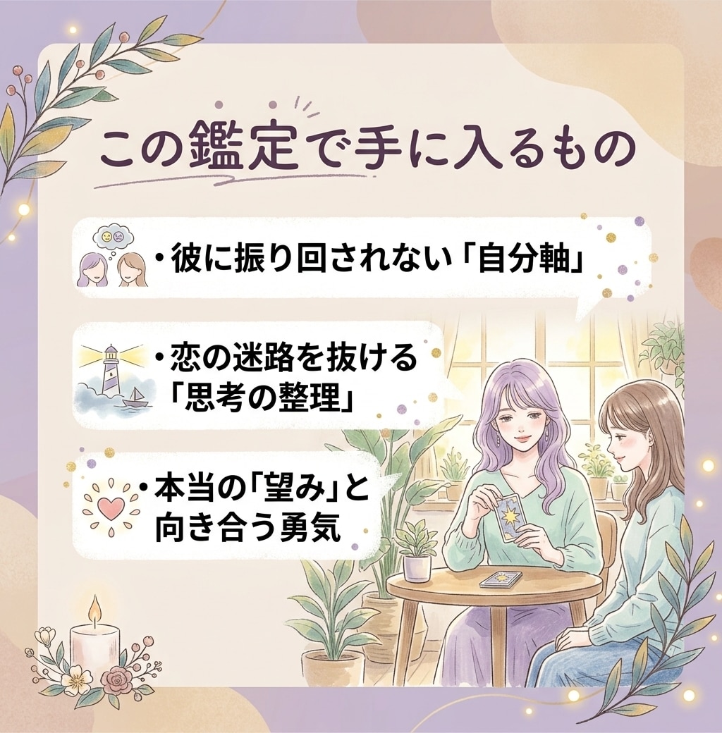 彼はどう思ってる？から卒業★思考整理を手伝います 「どうしたいか分からない」恋の迷路から抜け出す思考整理 イメージ3