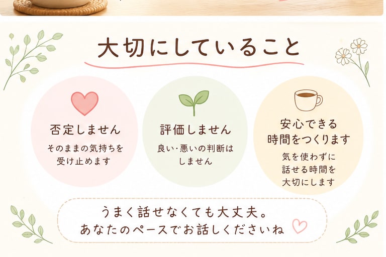 今辛い育児。ママの気持ち、否定せずに聞きます キャリコン×現役ママ/正解じゃなくて“共感”が欲しい方へ。 イメージ3