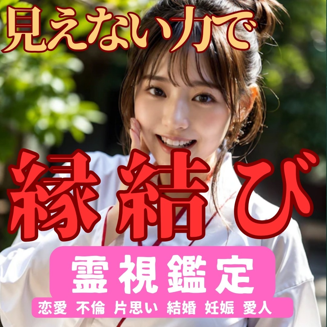霊視能力により好きな人との縁結びを鑑定します 波動　縁結び　金運　スピード　両思い　霊視　霊力　形代 イメージ1