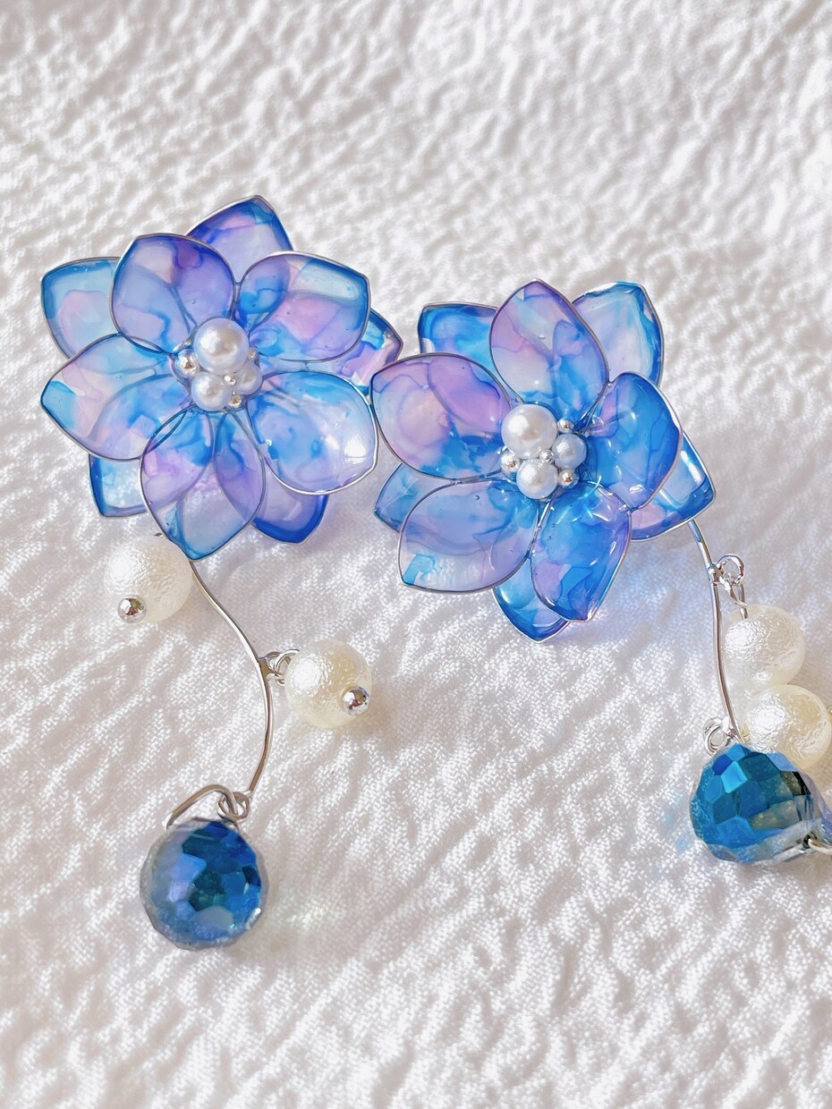 推しのカラーでフラワーアクセサリーをお作りします 【推し活】を更に楽しく♡推しとお揃いを身につけてみませんか？ イメージ5