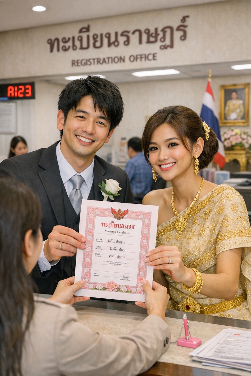 日本人とタイ人の入籍に関するご相談にのります 入籍の手続きを全部自分でした経験者が直接アドバイスします イメージ2