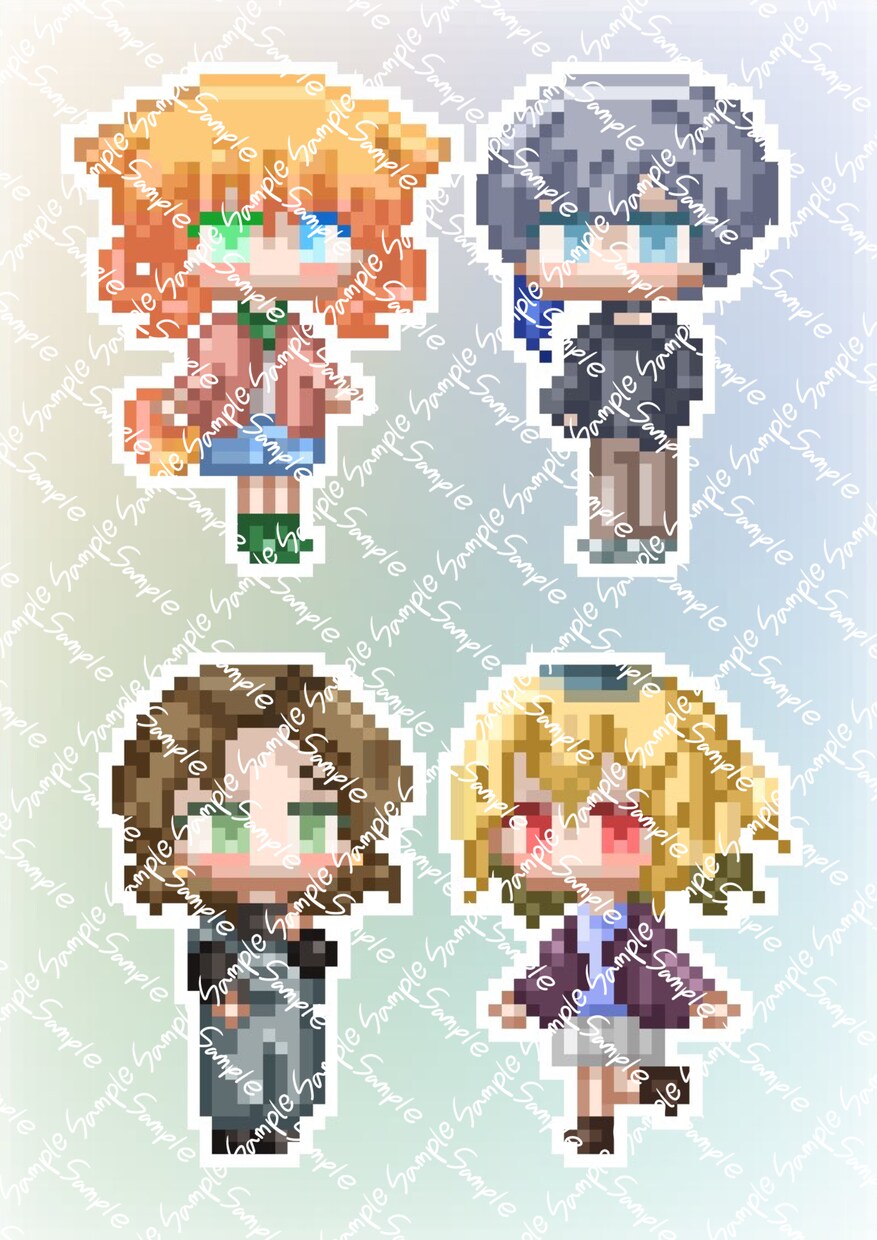 ドットでかわいいミニキャラ描きます 安く早くかわいい！2種のデフォルトレベル選べます！ イメージ3
