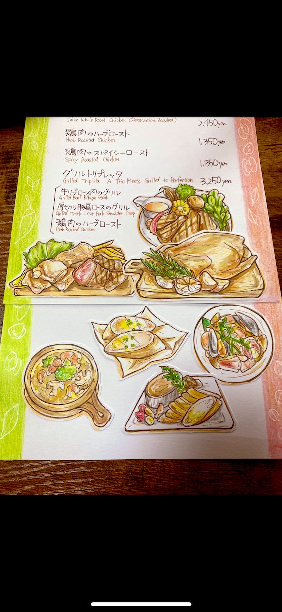 あなたのお店のメニュー、POPを描きます 飲食店、テイクアウトのお店のメニューなどを描きます^ ^！ イメージ10