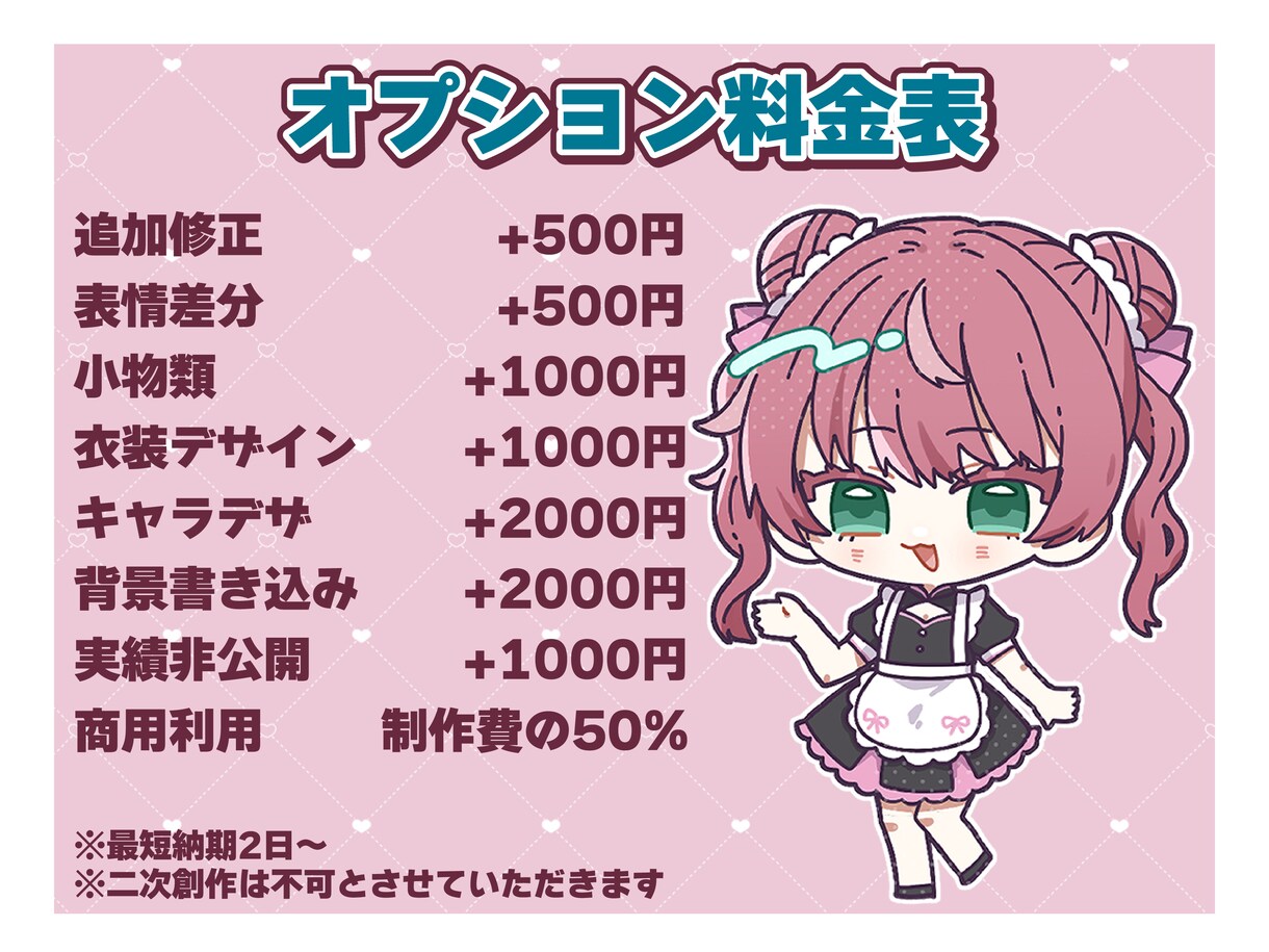 商用利用可☆かわいいミニキャライラスト描きます グッズや配信、動画などマルチにお使いいただけます！ イメージ3
