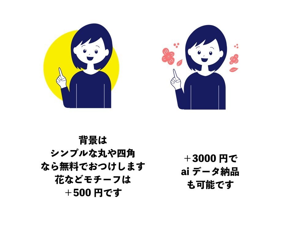 シンプルでかわいいアイコン描きます お手頃価格！！ai納品も可能！！ イメージ3